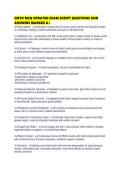 CMTO MCQ UPDATED EXAM SCRIPT QUESTIONS AND ANSWERS MARKED 