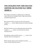 HVAC EXCELLENCE STUDY GUIDE 2026 EXAM QUESTIONS AND SOLUTIONS FULLY VERIFIED GRADED A&plus;