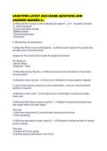 CANFITPRO LATEST 2026 EXAMS QUESTIONS AND ANSWERS MARKED