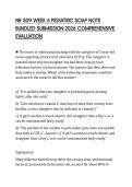 NR 509 WEEK 6 PEDIATRIC SOAP NOTE BUNDLED SUBMISSION 2026 COMPREHENSIVE EVALUATION