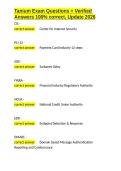 Tanium Exam Questions &plus; Verified Answers 100- correct&comma; Update 2026&period;docx