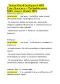 Tanium Cloud Deployment WBT Exam Questions &plus; Verified Answers 100- correct&comma; Update 2026&period;docx