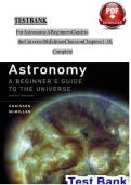 Test Bank For Astronomy A Beginners Guide to the Universe 7th edition by Chaisson