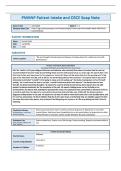 WGU D346 PMHNP Patient Intake and OSCE Soap Note &vert; 2026 Update with complete solutions&period;