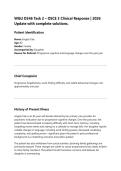 WGU D346 Task 2 &ndash; OSCE 3 Clinical Response &vert; 2026 Update with complete solutions&period;