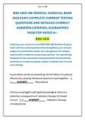 BSN HESI 266 MEDICAL-SURGICAL BANK  2026 EXAM COMPLETE CURRENT TESTING  QUESTIONS AND DETAILED CORRECT  ANSWERS &lpar;VERIFIED&rpar; GUARANTEED  PASS&sol;TOP-RATED A&plus;&period; 