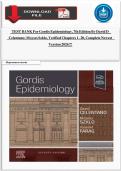 TEST BANK For Gordis Epidemiology&comma; 7th Edition By David D Celentano&semi; Moyses Szklo&comma; Verified Chapters 1 - 20&comma; Complete Newest Version 2026&excl;&excl;&excl;