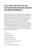 NR 603 WEEK 2 PARTS ONE TWO CASE STUDY DISCUSSIONS VIEW AHEAD RESOURCE 2026 RESULTS GUARANTEED A&plus;