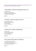 WGU D120 &ndash; Special Populations Primary Care for the Advanced Practice Nurse Objective Assessment &lpar;OA&rpar; &ndash; Questions and Answers &vert; 2026 Update &vert; 100&percnt; Correct&period;