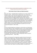 WGU D266 TASK 3 &vert; WORLD HISTORY&colon; DIVERSE CULTURES AND GLOBAL CONNECTIONS &vert; 2026 UPDATE 100&percnt; CORRECT