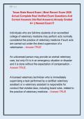 Texas State Board Exam &vert; Most Recent Exam 2026  Actual Complete Real Verified Exam Questions And  Correct Answers &lpar;Verified Answers&rpar; Already Graded  A&plus; &vert;&vert; Newest Exam&excl;&excl;&excl; 