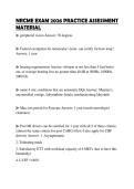 NRCME EXAM 2026 PRACTICE ASSESSMENT MATERIAL