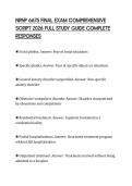 NRNP 6675 FINAL EXAM COMPREHENSIVE SCRIPT 2026 FULL STUDY GUIDE COMPLETE RESPONSES