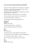 CNIT 155 FINAL EXAM QUESTIONS & ANSWERS