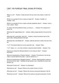 CNIT 155 PURDUE FINAL EXAM &lpar;PYTHON&rpar;
