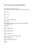 CNIT 155 QUIZ 1 QUESTIONS & ANSWERS