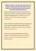 COMMUNITY PROPERTY LAW FINAL EXAM LATEST 2026 ACTUAL  EXAM WITH COMPLETE QUESTIONS AND CORRECT DETAILED  ANSWERS &lpar;100&percnt; VERIFIED ANSWERS&rpar; &vert;ALREADY GRADED A&plus;&vert;  &vert;&vert;PROFESSOR VERIFIED&vert;&vert; &vert;&vert;BRANDNEW&excl;&excl;&excl;&vert;&vert;