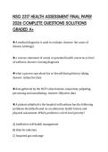 NSG 2317 HEALTH ASSESSMENT FINAL PAPER 2026 COMPLETE QUESTIONS SOLUTIONS GRADED A&plus;