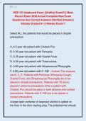 HCB 103 shipboard Exam &vert;&vert;Verified Exam&excl;&excl;&excl;&vert;&vert; Most  Recent Exam 2026 Actual Complete Real Exam  Questions And Correct Answers &lpar;Verified Answers&rpar;  Already Graded A&plus; &vert;&vert; Newest Exam&excl;&excl;&excl;