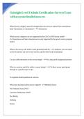 Gainsight Level 3 Admin Certification-Surveys Exam with accurate detailed answers