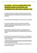 ILE PHASE 1 ACTUAL EXAMINATION TEST&colon; VERIFIED CRITICAL QUESTIONS AND AUTHORITATIVE SOLUTIONS ARCHIVE 2026