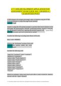 C777 WEB DEVELOPMENT APPLICATION POST ASSESSMENT EXAM GUIDE 2025 GRADED A GUARANTEED PASS