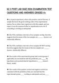 ILE 3 POST LAB QUIZ 2026 EXAMINATION TEST QUESTIONS AND ANSWERS GRADED A&plus;