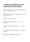 ILE PHASE 1 2026 EXAMINATION TEST FULL QUESTIONS AND SOLVED ANSWERS