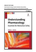 COMPLETE TEST BANK Understanding Pharmacology&colon; Essentials for Medication Safety 2nd Edition by M&period; Linda Workman PhD RN FAAN&comma; Linda A&period; La Charity PhD RN &vert;&vert;ALL CHAPTERS