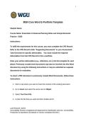 WGU D025&colon; Essentials of Advanced Nursing Roles and Interprofessional-  MSN Core Word E-Portfolio  &lpar;Completed&rpar; &vert; Latest Updated Spring 2025&sol;2026&period;
