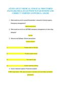 aATI RN ADULT MEDICAL SURGICAL PROCTORED EXAM 2026 &sol;REAL EXAM WITH NGN QUESTIONS AND  CORRECT VERIFIED ANSWERS&sol;A&plus; GRADE