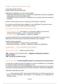 Fiche de R&eacute;visions Droit des Contrats Sp&eacute;ciaux