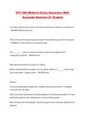 CPT-209 Midterm Exam Questions With Accurate Answers A&plus; Graded 