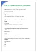 C of Q 310T Engine Prep questions with verified solutions
