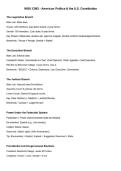 WGU C963 STUDY GUIDE &vert; AMERICAN POLITICS AND US CONSTITUTION &vert; 2026 UPDATE WITH COMPLETE SOLUTION