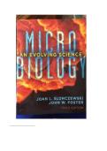 Test Bank for Microbiology&colon; An Evolving Science 3rd Edition &lpar;2026 Latest Update&rpar; by Joan L&period; Slonczewski & John W&period; Foster &mdash; 100&percnt; Guarantee Pass