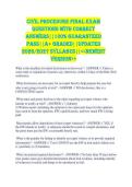 Civil Procedure FINAL EXAM QUESTIONS WITH CORRECT ANSWERS&vert;&vert;100&percnt; GUARANTEED PASS&vert;&vert;A&plus; GRADED&vert;&vert;UPDATED 2026&sol;2027 SYLLABUS&vert;&vert;<<NEWEST VERSION>>