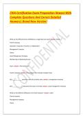 CHIA Certification Exam Preparation Newest With Complete Questions And Correct Detailed Answers&vert; Brand New Version&excl;