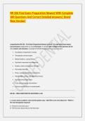 NR 326 Final Exam Preparation Newest With Complete 100 Questions And Correct Detailed Answers&vert; Brand New Version&excl;