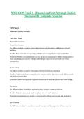 WGU C109 Task 1 &vert;Passed on First Attempt &vert;Latest Update with Complete Solution