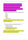Anatomy and Physiology Test Bank Exam  NEWEST 2026 ACTUAL EXAM COMPLETE  QUESTIONS AND CORRECT DETAILED  ANSWERS &lpar;VERIFIED ANSWERS&rpar; &vert;ALREADY  GRADED A&plus;&vert;&vert;BRAND NEW&excl;&excl; 