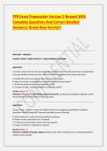 PPR Exam Preparation Version 2 Newest With Complete Questions And Correct Detailed Answers&vert; Brand New Version&excl;