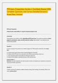 PPR Exam Preparation Version 3 Test Bank Newest With Complete Questions And Correct Detailed Answers&vert; Brand New Version&excl;