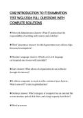 C182 INTRODUCTION TO IT EXAMINATION TEST WGU 2026 FULL QUESTIONS WITH COMPLETE SOLUTIONS
