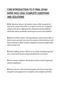C182 INTRODUCTION TO IT FINAL EXAM PAPER WGU 2026 COMPLETE QUESTIONS AND SOLUTIONS