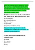 Adult-Gerontology Nurse Practitioner &lpar;AGNP&rpar;  Test Bank Exam NEWEST 2026 ACTUAL EXAM  COMPLETE QUESTIONS AND CORRECT DETAILED  ANSWERS &lpar;VERIFIED ANSWERS&rpar; &vert;ALREADY  GRADED A&plus;&vert;&vert;BRAND NEW&excl;&excl; 