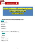 NR565 &sol; NR 565 Advanced Pharmacology Fundamentals  Midterm Exam Ques and Ans  100&percnt; Guarantee Pass