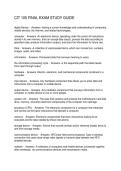 CIT 105 FINAL EXAM STUDY GUIDE