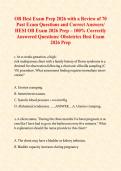 OB HESI Exam Prep 2026 &ndash; 70 Practice Questions & Verified Answers &vert; Maternity & Newborn Review