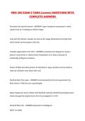 PBSI 306 EXAM 2 TAMU &lpar;Leunes&rpar; QUESTIONS WITH COMPLETE ANSWERS 